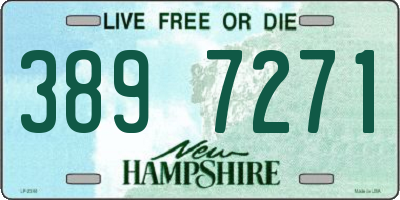 NH license plate 3897271