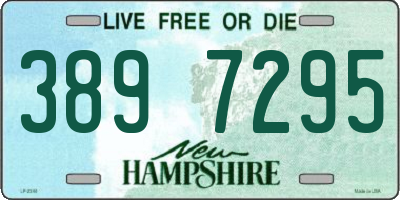 NH license plate 3897295
