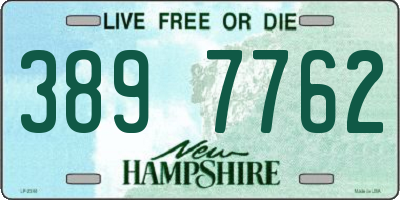 NH license plate 3897762