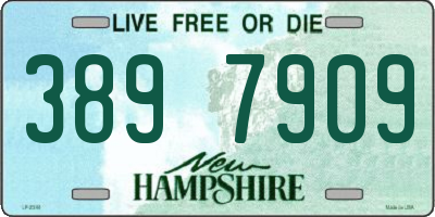 NH license plate 3897909