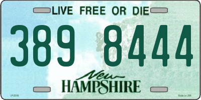 NH license plate 3898444