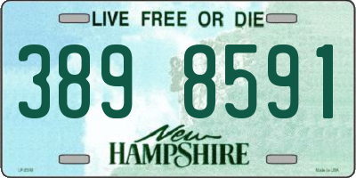 NH license plate 3898591