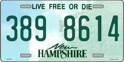 NH license plate 3898614