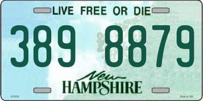 NH license plate 3898879