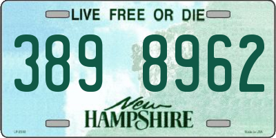 NH license plate 3898962