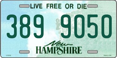 NH license plate 3899050