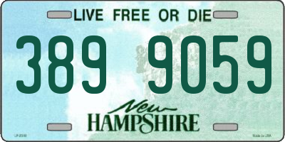 NH license plate 3899059