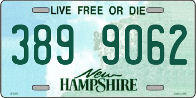 NH license plate 3899062