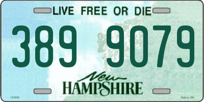 NH license plate 3899079