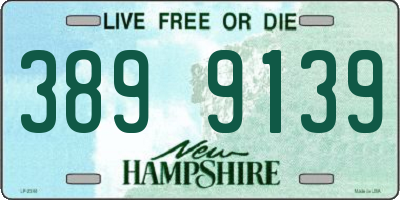 NH license plate 3899139