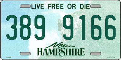 NH license plate 3899166