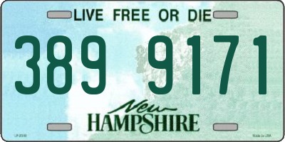 NH license plate 3899171