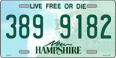 NH license plate 3899182