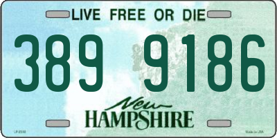NH license plate 3899186