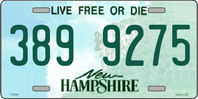 NH license plate 3899275