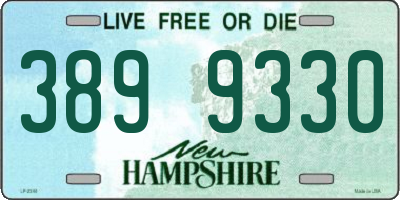 NH license plate 3899330