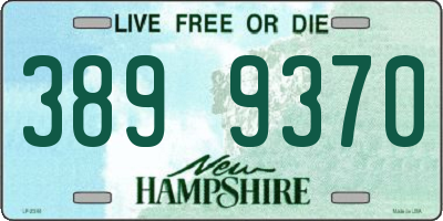 NH license plate 3899370
