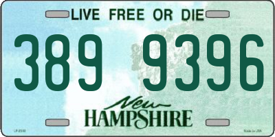 NH license plate 3899396