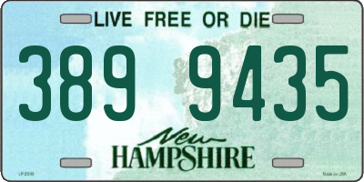 NH license plate 3899435