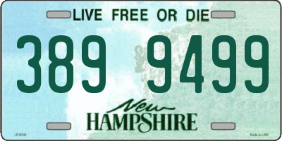 NH license plate 3899499