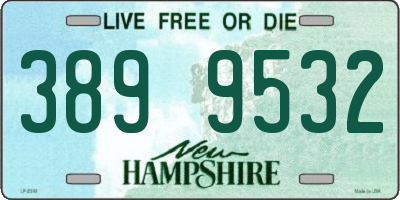 NH license plate 3899532