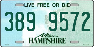 NH license plate 3899572