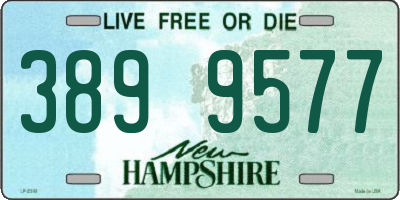 NH license plate 3899577