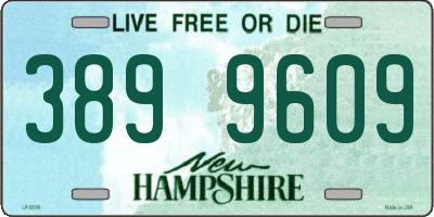 NH license plate 3899609