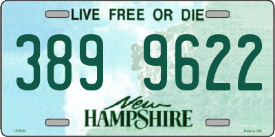 NH license plate 3899622