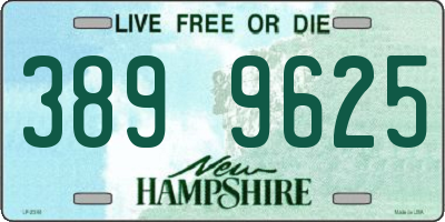 NH license plate 3899625