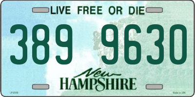 NH license plate 3899630
