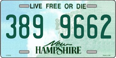 NH license plate 3899662