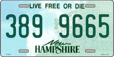 NH license plate 3899665