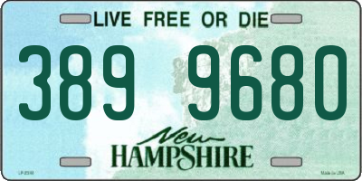 NH license plate 3899680