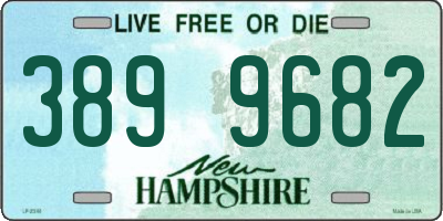 NH license plate 3899682