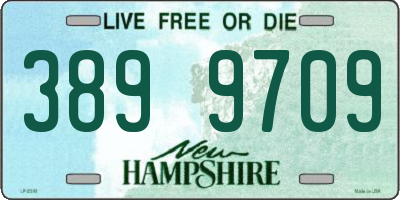 NH license plate 3899709