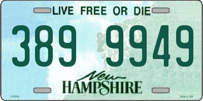 NH license plate 3899949