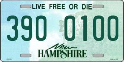 NH license plate 3900100