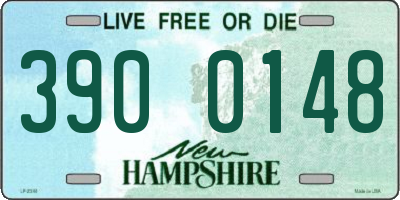 NH license plate 3900148