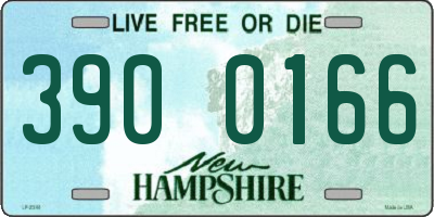 NH license plate 3900166