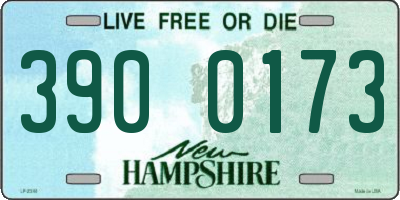 NH license plate 3900173