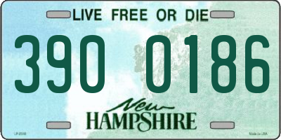 NH license plate 3900186