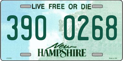 NH license plate 3900268