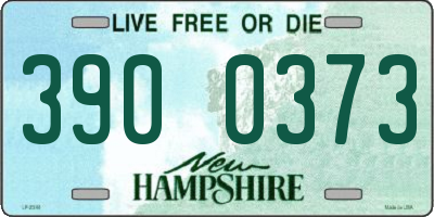 NH license plate 3900373