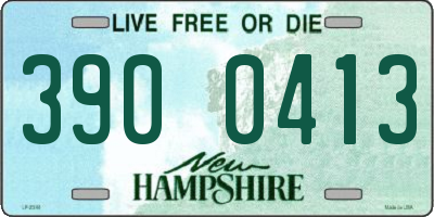 NH license plate 3900413