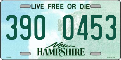 NH license plate 3900453