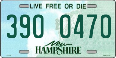 NH license plate 3900470