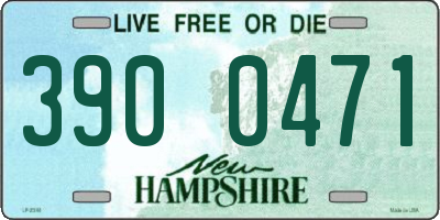 NH license plate 3900471