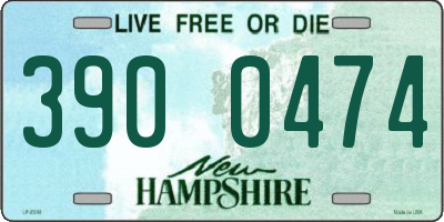 NH license plate 3900474