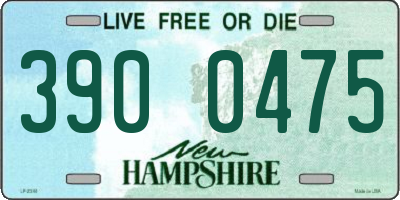 NH license plate 3900475